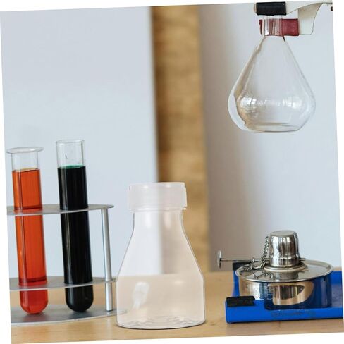 Veemoon 2pcs High-Temperature Resistant Plastic Bottles for Cell Culture and Sample Preservation Ergonomic Design for Laboratory Use Reusable Flasks for Tissue Culture Experiments in Saudi Arabia