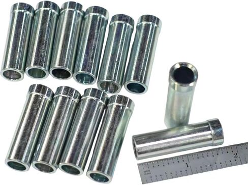 [12 Pack] 3/8" Drill Bushing – Hardened Steel Sleeves for Dowel Jigs, Self-Centering Inserts for Accurate Woodworking Holes – Fits 3/8" Bits in Saudi Arabia