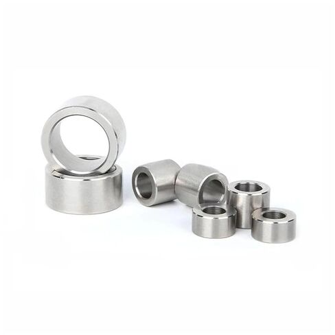 1-5Pcs ID 12mm 304 Stainless Steel Bushing OD 17-19mm Hollow Bushing Extended Cylindrical Steel Toothless Screw Sleeve(12x17x10mm 2pcs) in Saudi Arabia