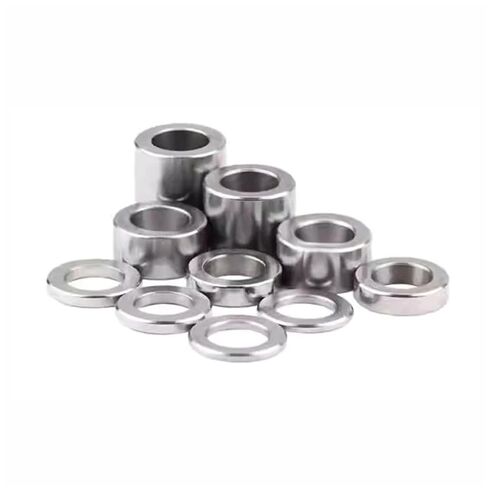 1-5Pcs ID 12mm 304 Stainless Steel Bushing OD 17-19mm Hollow Bushing Extended Cylindrical Steel Toothless Screw Sleeve(12x17x10mm 2pcs) in Saudi Arabia