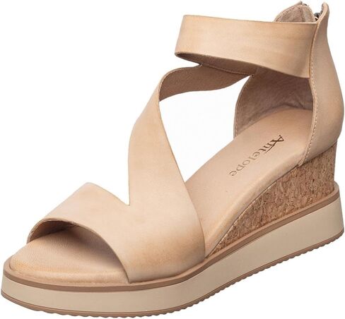 Antelope Women's Davi Leather Platform Sandals in Kuwait