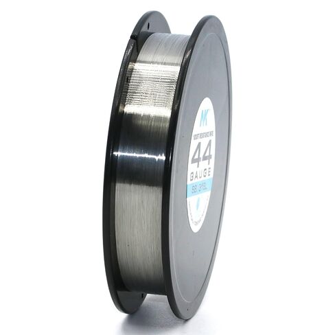 NK Ultra Fine SS.316L أسلاك الفولاذ المقاوم للصدأ الناعمة الملدنة AWG 44 مقياس 0.05 مم 1000 قدم in Kuwait