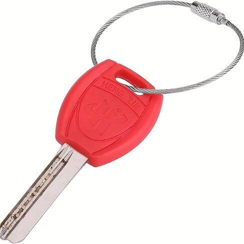 10 قطع - حلقات مفاتيح من أسلاك الفولاذ المقاوم للصدأ، سلاسل مفاتيح، كابل قفل، علامات الأمتعة شديدة التحمل، حلقات حفظ (7.8 بوصة، 2 مم) كابل سيارة أسطوانة ملفوفة، حلقات مفاتيح، حلقات مفاتيح، حلقات مفاتيح in Kuwait