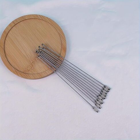 10 قطع - حلقات مفاتيح من أسلاك الفولاذ المقاوم للصدأ، سلاسل مفاتيح، كابل قفل، علامات الأمتعة شديدة التحمل، حلقات حفظ (7.8 بوصة، 2 مم) كابل سيارة أسطوانة ملفوفة، حلقات مفاتيح، حلقات مفاتيح، حلقات مفاتيح in Kuwait