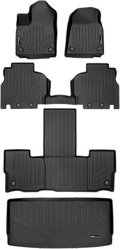 SMARTLINER All Weather Custom Fit Cargo Liner Behind The 2nd Row Compatible with 2022-2025 Jeep Wagoneer in Saudi Arabia