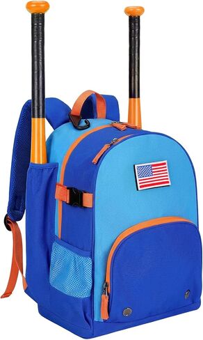 Choco Mocha TBall Bag for Toddler, Kids Baseball & Softball Backpack with Bat Holder in Kuwait