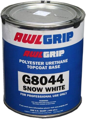 Awlgrip Premium Polyester Urethane Top Coat Quart, Snow White (L) in Saudi Arabia