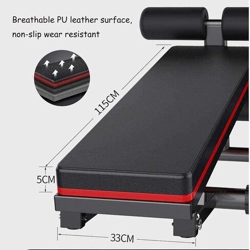 Multifunctional Dumbbell Bench,Weight Bench,Home Sit-Ups Fitness Equipment,Folding Press Bench Fitness Chair Easy Installation,Max Load 200Kg in Saudi Arabia