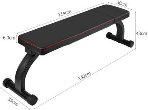 Multifunctional Dumbbell Bench Folding Flat Weight Utility Home Gym Weight Bench Dumbbell Bench Comfortable for Barbell Abdominal Exercises in Saudi Arabia