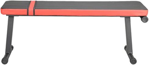 Flat Bench Folding Dumbbell Bench Height Incline Exercise Bench Weight Capacity Multi-Functional Home Gym Strength Training Fitness Workout Station Weight Benches,Red-1 in Saudi Arabia