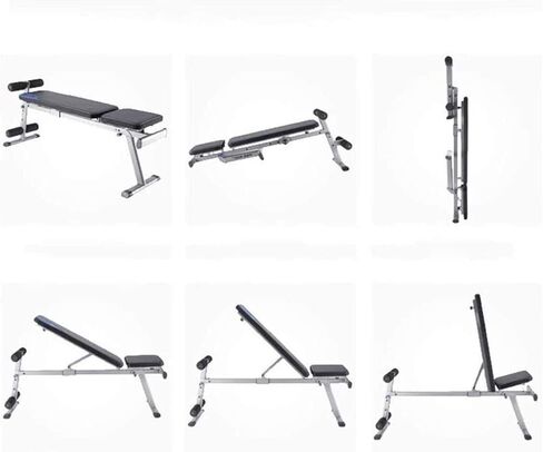 Weight Benches Foldable Workout Bench for Home Gym Exercises Sit-Ups Folding Dumbbell Stools for Men and Women Load - 400 Kg in Saudi Arabia