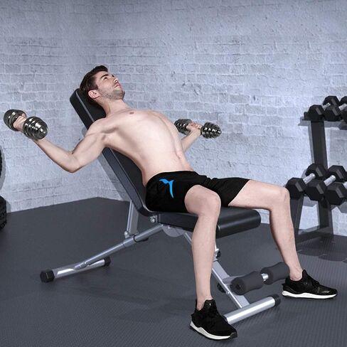 Dumbbell Bench Home Sit-up Board Multi-Functional Abdominal Board Small Bench Stool Indoor Fitness Equipment Load-Bearing 200KG in Saudi Arabia