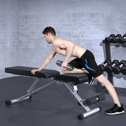Dumbbell Bench Home Sit-up Board Multi-Functional Abdominal Board Small Bench Stool Indoor Fitness Equipment Load-Bearing 200KG in Saudi Arabia