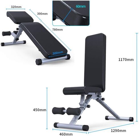 Dumbbell Bench Home Sit-up Board Multi-Functional Abdominal Board Small Bench Stool Indoor Fitness Equipment Load-Bearing 200KG in Saudi Arabia