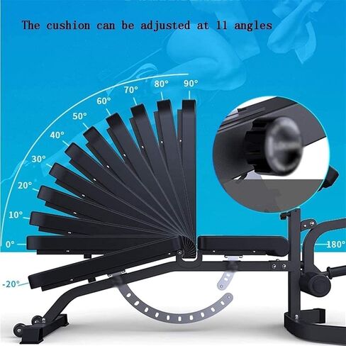 Weight Bench, Standard Weight Benches Dumbbell Bench Multi-Functional Fitness Equipment Weight Bench Bed Home Exercise Fitness in Saudi Arabia