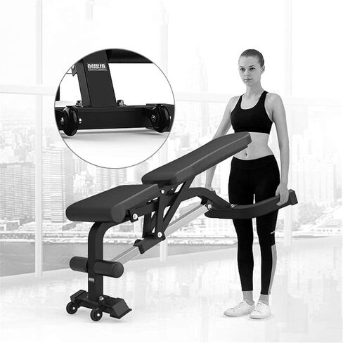 Weight Bench, Dumbbell Stool Standard Weight Benches Fitness Chair Commercial Bench Press Chair Stool Supine Board Sit-ups Training Equipment in Saudi Arabia