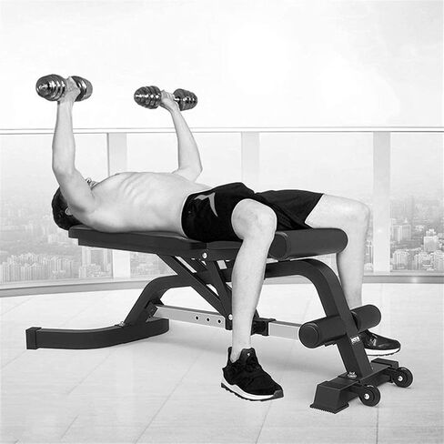 Weight Bench, Dumbbell Stool Standard Weight Benches Fitness Chair Commercial Bench Press Chair Stool Supine Board Sit-ups Training Equipment in Saudi Arabia