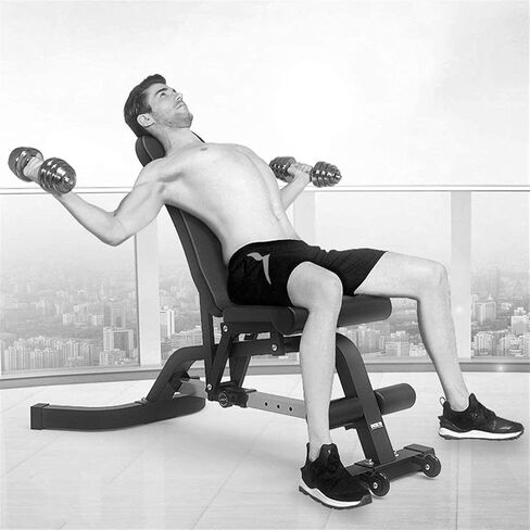Weight Bench, Dumbbell Stool Standard Weight Benches Fitness Chair Commercial Bench Press Chair Stool Supine Board Sit-ups Training Equipment in Saudi Arabia