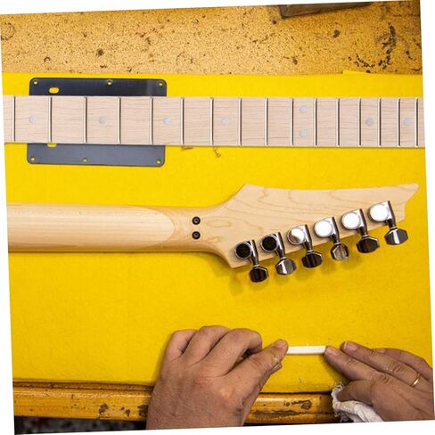Electric Guitar Fingerboard Replacement Maplewood Fretboard with Fret Markers for Accurate Playing and Versatile Music Styles Convenient and Sturdy Guitar Accessory in Saudi Arabia