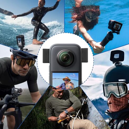 Microphone Wind Muff for Insta360 X3 X4, 6PCS Anti-Noise Sponge Cushion for Camera Enhancement of Sound Quality in Saudi Arabia