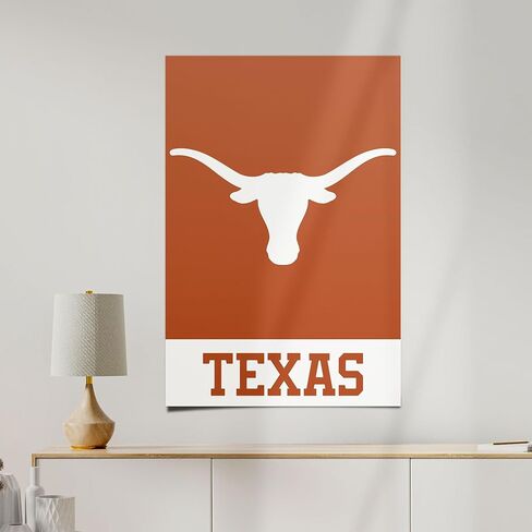 Desert Cactus University of Texas Austin Poster UT Austin Longhorns 11 x 17 Inch Room Office Décor Decoration Official Fan Gear (11x17,Version 1A) in Saudi Arabia