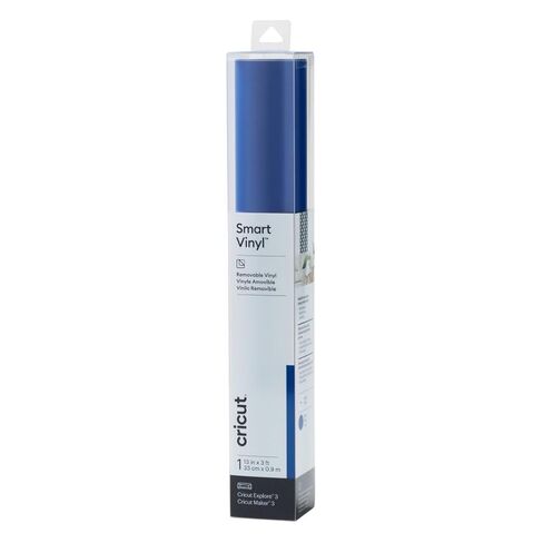 Cricut Smart Removable Vinyl (13in x 3ft, Blue) for Explore and Maker 3 - Matless cutting for long cuts up to 12ft (Pack of 2) in Saudi Arabia