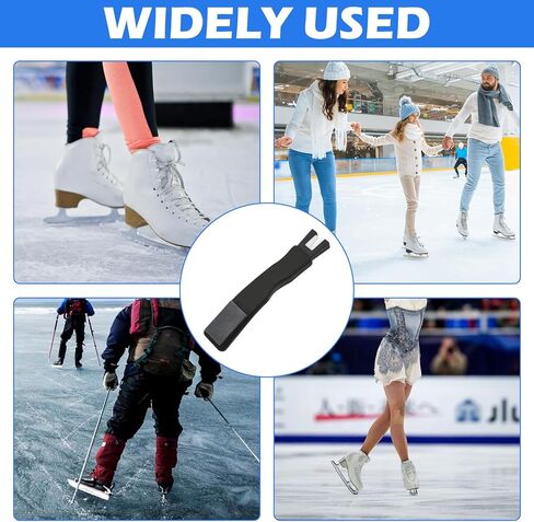 Ceramic Ice Skate Sharpeners, Professional Hockey Skate Tool, Dual-Ended V-Blade and Sharpening Stone for On-the-Go Maintenance, Universal Ice Skate Sharpener for Skating Accessories in Saudi Arabia