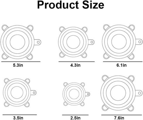 6PCS Reusable Silicone Stretch Lids for Food Storage in Fridge, Heat-Resistant Microwave Food Cover for Cups, Cans, Bowls and Dish, Fit 2.16" - 6.3" Container in Saudi Arabia