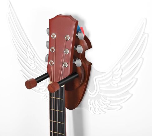 ETELI جيتار جدار جبل مع حامل اختيار الخشب جيتار جدار شماعات مع الاكريليك أدى ضوء جيتار حامل جدار جبل للصوت، الكهربائية، باس والقيثارة in Kuwait