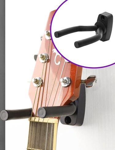 6PCS Guitar Hanger Wall Mount, Guitar Stand, Wall Bracket, Hook Bracket, Display Stand with Screws - Easy to Install - Suitable for Guitar, bass, Mandolin, Banjo, Ukulele in Kuwait