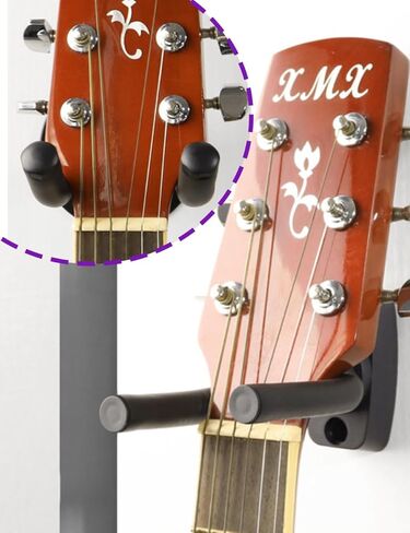 6PCS Guitar Hanger Wall Mount, Guitar Stand, Wall Bracket, Hook Bracket, Display Stand with Screws - Easy to Install - Suitable for Guitar, bass, Mandolin, Banjo, Ukulele in Kuwait