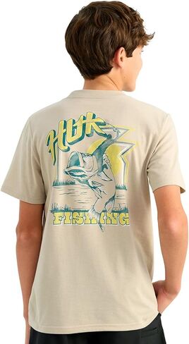 HUK Kids' Short Sleeve Performance Tee, Fishing T-Shirt for Kids in Kuwait