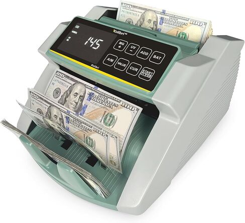 ماكينة عد النقود KOLIBRI Domino للفئات المختلطة | ماكينة عد النقود ذات القيمة المختلطة | 2 CIS UV/MG IR/MT SN/DV IRT آلة كشف النقود المزورة | ضمان الشركة المصنعة لمدة 3 سنوات in Kuwait