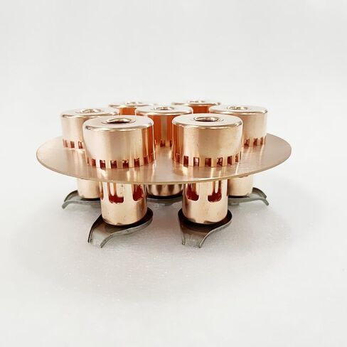 مجموعة أطباق الفقاعات النحاسية مقاس 6 بوصات مع غطاء الفائض لعمود شفة 6 بوصات (154 مم) OD167mm، وعمود ارتجاعي in Kuwait