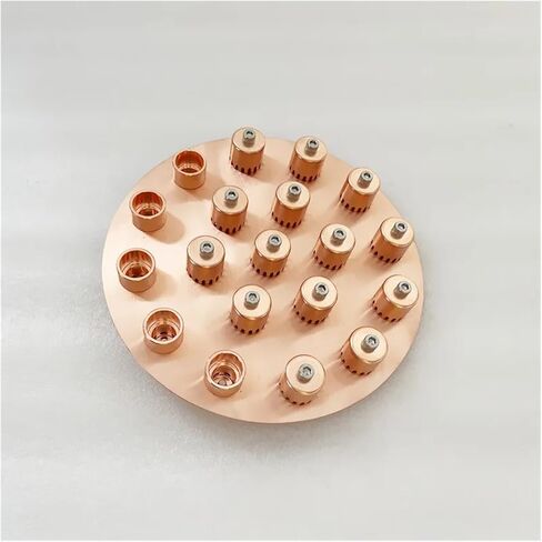 8" Copper Bubble Plate Set with Overflow Cap for 8" (203mm) Flange OD217mm Column,Reflux Column in Saudi Arabia