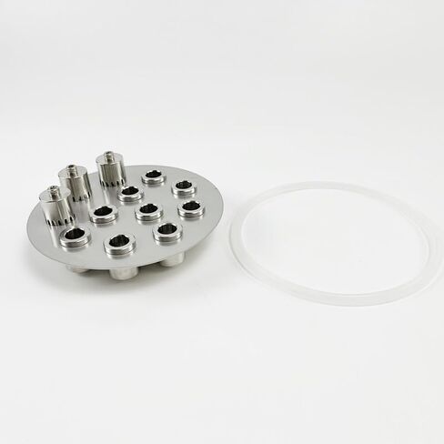 6" Stainless Steel 304 Bubble Plate Set with Overflow Cap for 6" (154mm) Flange OD167mm,Reflux Column in Saudi Arabia