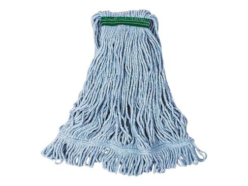 Rubbermaid Commercial Products Super Stitch Medium 20 OZ Blend Wet Mop, 1" Headband, Blue, for General Purpose Cleaning of Hard Floors Including Hardwood/Tile/Concrete in Saudi Arabia