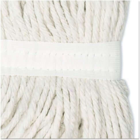 Boardwalk BWK2020REA #20 Cut-End Rayon Wet Mop Head - White in Saudi Arabia