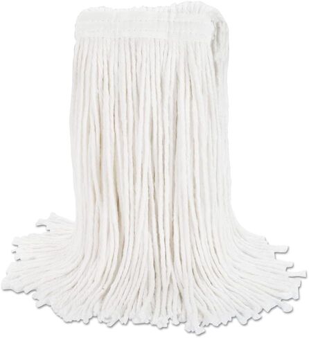 Boardwalk BWK2020REA #20 Cut-End Rayon Wet Mop Head - White in Saudi Arabia