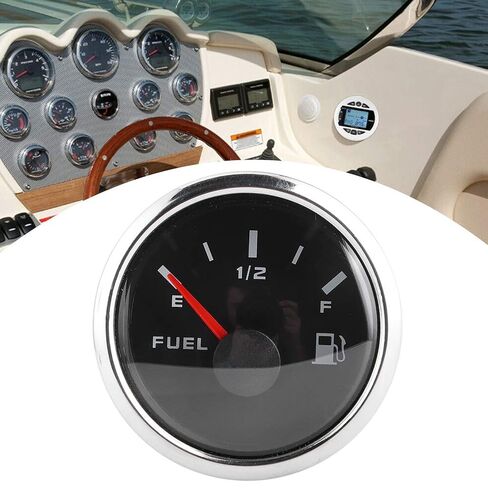 52mm Fuel Level Gauge, IP67 NMEA2000 Signal Display with Anti Fog Curved Glass, for Boats and Yachts in Saudi Arabia