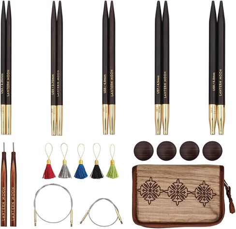 Lantern Moon INTERCHANGABLE Set, Ancestry Sizes 2.5/3mm to 10/6mm in Saudi Arabia