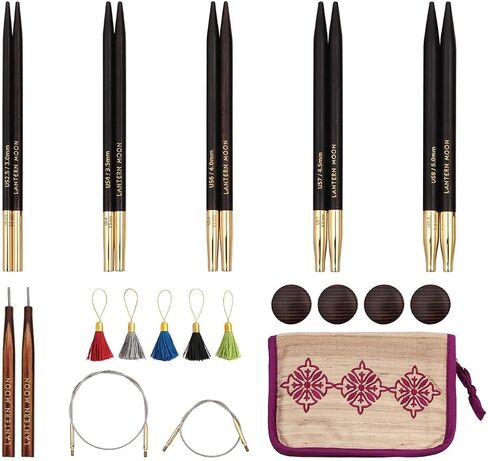 Lantern Moon INTERCHANGABLE Set, Ancestry Sizes 2.5/3mm to 10/6mm in Saudi Arabia