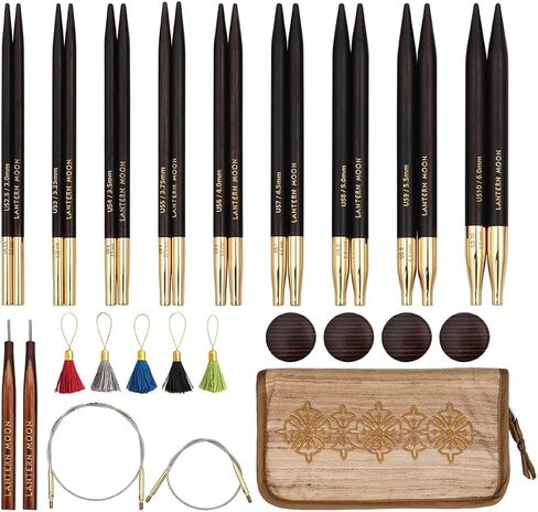 Lantern Moon INTERCHANGABLE Set, Ancestry Sizes 2.5/3mm to 10/6mm in Kuwait