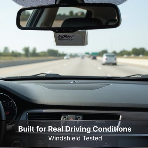 AUTOBOXCLUB - Heavy Duty EZPass/IPass/Toll Pass Mounting Strips EZPass Transponder Device Holder/EZ Pass Adhesive Strip Set - 8pcs (4sets) with Alcohol Prep Pad in Kuwait