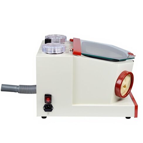 USA 10W Lab Sandblaster Sand Blaster Double Pen and Glass Large Viewport with LED Lights 2 Plastic Cups in Kuwait