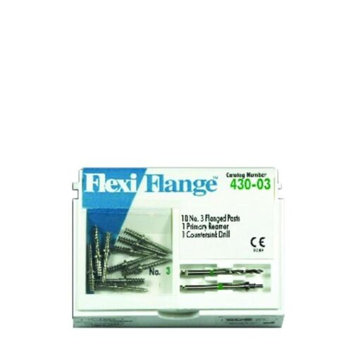 430-03 Flexi-Flange Posts Stainless Steel #3 Green 10/Pk in Kuwait