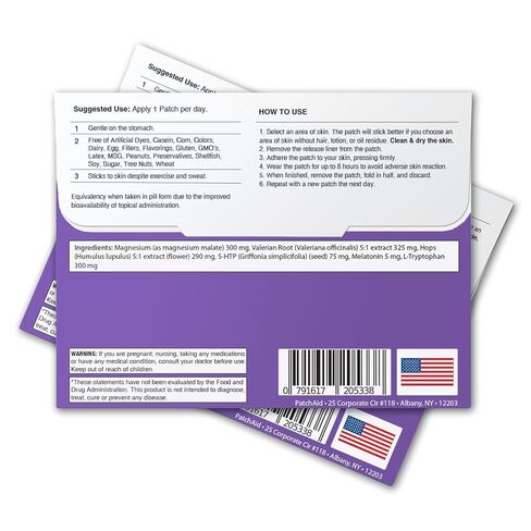Sleep Aid Topical Patch by PatchAid 30-Day Supply in Kuwait