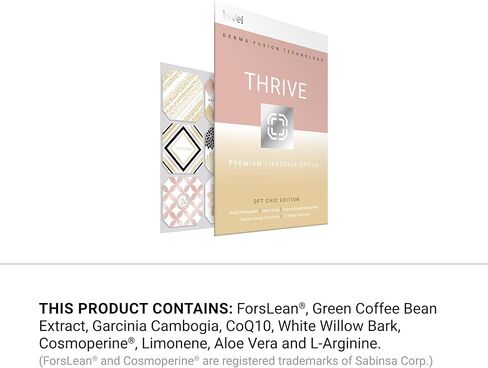 Thrive Classic DFT Wellness Patches, Derma Fusion Technology Patch for Energy, Focus, Mood & Sleep, Wearable Nutrition with CoQ10, L Arginine & Aloe Vera, Gluten Free, Chic Designs for Women, 30 Count in Saudi Arabia