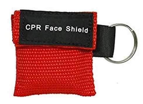 ASA TECHMED Emergency First Aid Kit - CPR Rescue Mask, Pocket Resuscitator One Way Valve, Disposable Razor, EMT Trauma Shears, Tourniquet, Gloves, Antiseptic Wipes in Saudi Arabia