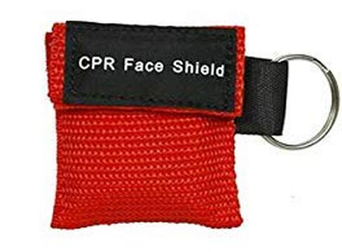 ASA TECHMED Emergency First Aid Kit - CPR Rescue Mask, Pocket Resuscitator One Way Valve, Disposable Razor, EMT Trauma Shears, Tourniquet, Gloves, Antiseptic Wipes in Saudi Arabia